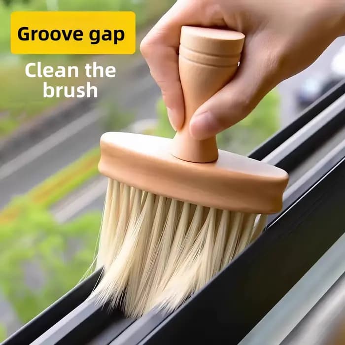 Brosse de nettoyage pour rails de fenêtre