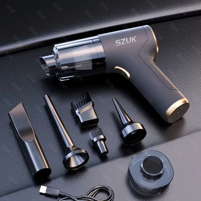 SZUK 98000PA Mini aspirateur de voiture Machine de nettoyage puissante forte aspiration tenu dans la main
