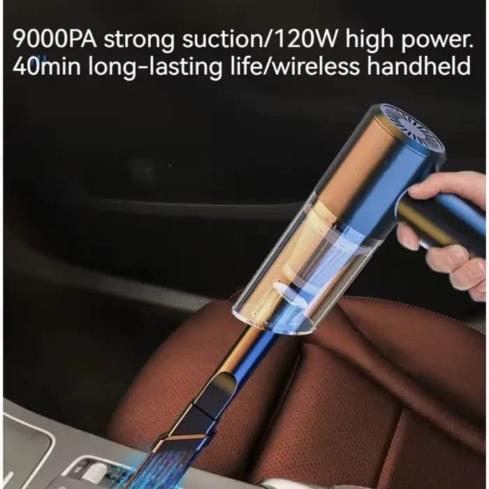 Aspirateur de voiture 120000 PA – Machine de nettoyage puissante pour voitures