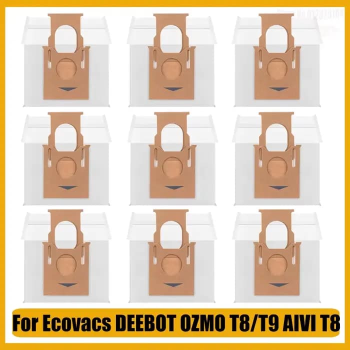 Sacs à poussière de remplacement pour aspirateur Robot Ecovacs DEEBOT OZMO T9/T9 +/T9 Plus T8/T8 +/T8 AIVI N8