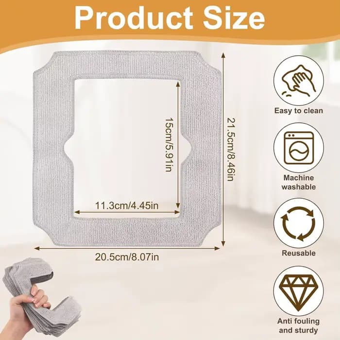 Pièces de rechange pour nettoyeur de vitres automatique Ecovacs Winbot (Mini/Air/One/W-CCO2-OO12)