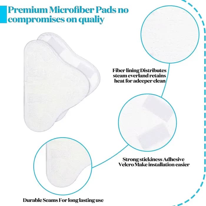 Tampon en tissu microfibre pour vadrouille à vapeur de remplacement