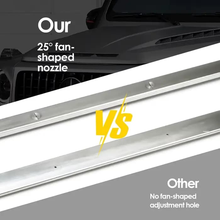 Kit d'outils de nettoyage de condensateur de radiateur sans retrait de réservoir d'eau de voiture nettoyeur haute pression pour Karcher LAVOR STIHLE AR Greenworks