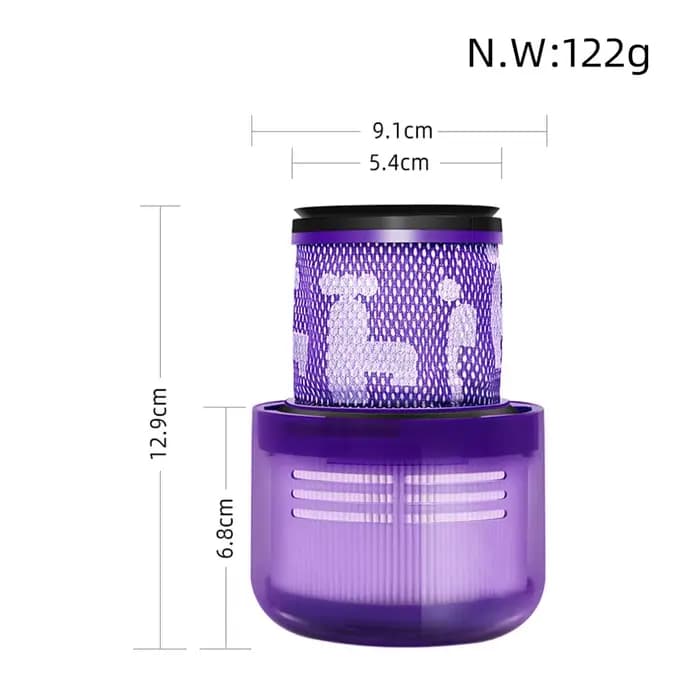 Compatible avec Dyson V11 Torque/ Drive V11 Animal/ V15 Detect /V11 Complete Pro/ V11 Fluffy V/ V11 Absolute Filtre Pièces pour Aspirateur