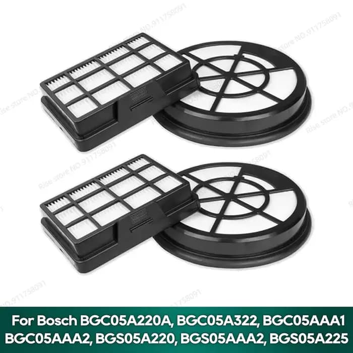 Filtre compatible avec Bosch BGC05A220A BGC05A322 BGC05AAA1 BGC05AAA2 BGC05X20GB