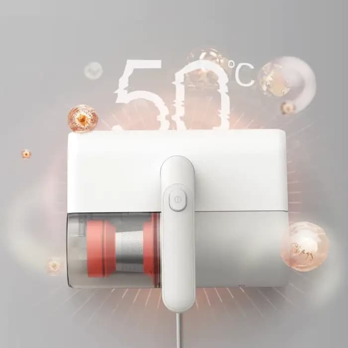 Aspirateur anti-acariens MIJIA, léger, compartiment à poussière visible, puissance d'aspiration cyclonique de 12 Kpa, aspirateurs à main pour lit, aspirateurs portatifs pour la maison