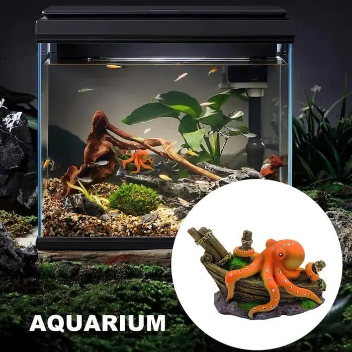 Petite Décoration d'Aquarium de Mer Artificielle, Accessoire de Dessin Animé Miniature, Ornement pour la Maison, Chambre d'Hôtel, 73