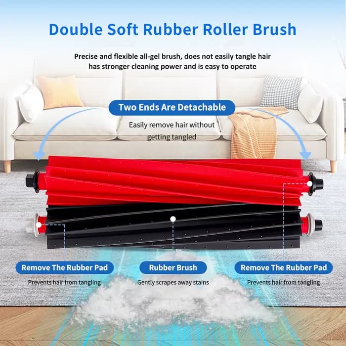 Accessoires de brosse principale pour aspirateur Robot Roborock S8 MaxV Ultra G20S V20 P10S Pro