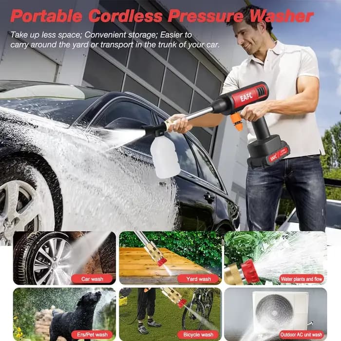 Nettoyeur haute pression électrique 21V 60bar