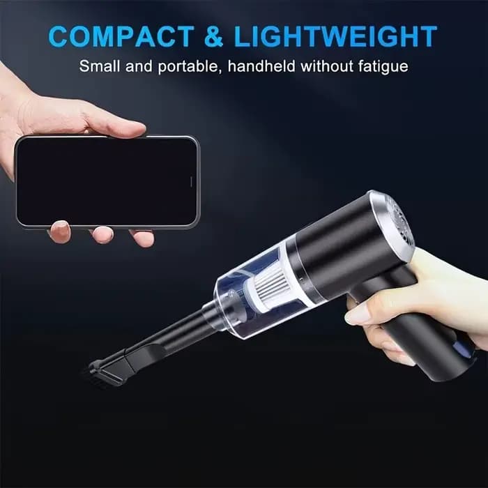 Mini aspirateur sans fil à forte aspiration, aspirateur rechargeable multifonctionnel, utilisé pour nettoyer l'ordinateur, la maison et la voiture