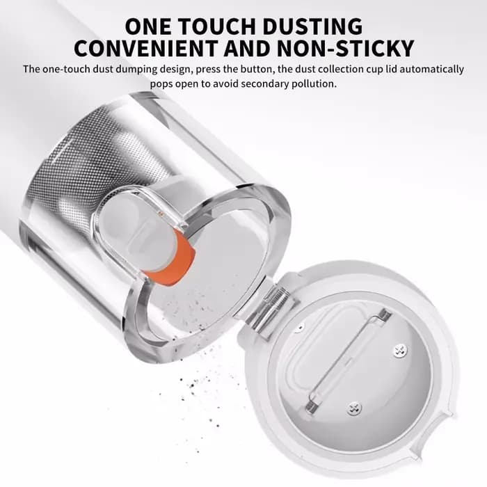Aspirateur à main MIJIA portable 13000Pa 2 vitesses sans fil multifonctionnel avec double filtre pour la maison et la voiture NOUVEAU