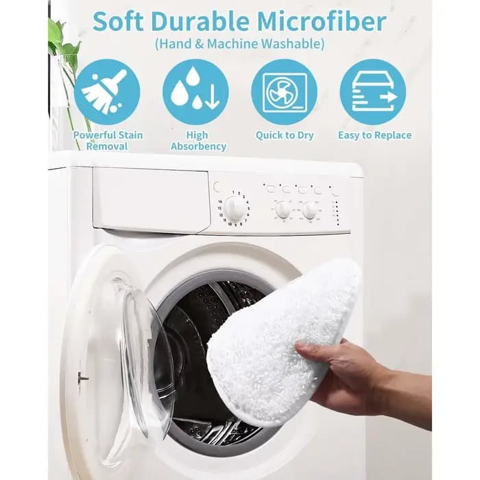 Housses de Rechange pour Nettoyeur à vapeur Vileda Steam Mop