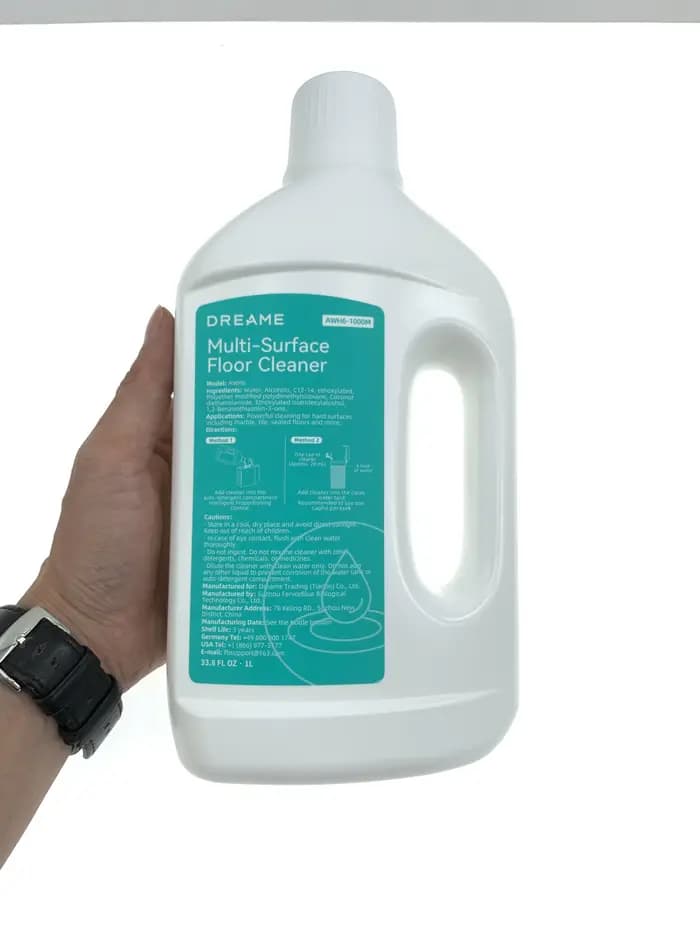 Solution de nettoyage de sols Dreame Pet Friendly 1L pour tous les robots et aspirateurs humides et secs