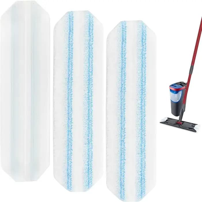 Tampons de serpillière plats en microfibre lavables et réutilisables pour Vileda H2pro