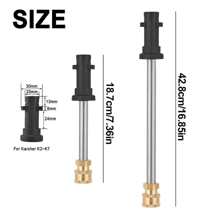 Karcher Adaptateur à connexion rapide pour extension de lance pour nettoyeur haute pression - Accessoire pour pistolet