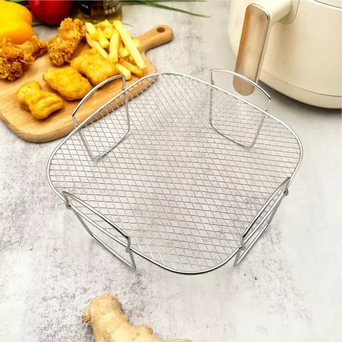 Support de rôtissage multifonctionnel Compatible Airfryer déshydrateur support de barbecue rôtissage à vapeur pour accessoires de friteuse à Air outils de cuisine