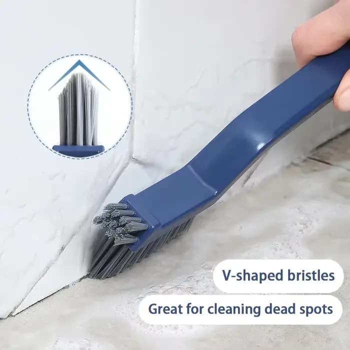 Brosse de nettoyage efficace pour coins et espaces