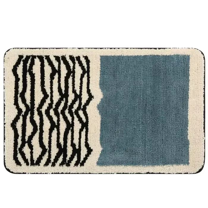 Tapis absorbant l'eau pour toilettes - Protection de sol pour entrée de salle de bain