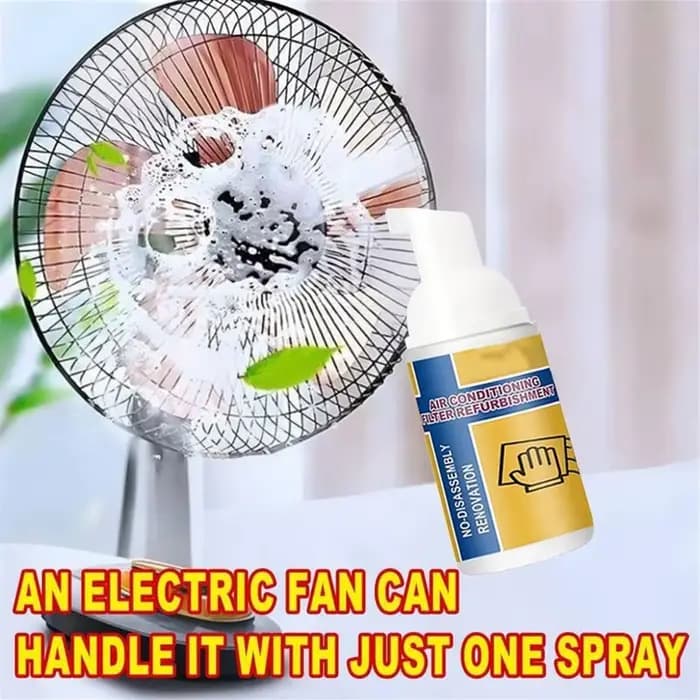 Nettoyant Mousse AC 100ml – Spray Sans Rinçage pour Nettoyage Profond de la Graisse et de la Poussière des