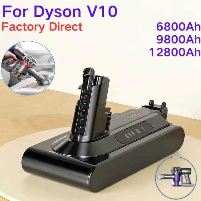 Ah For Dyson V10 Batterie de remplacement pour aspirateur