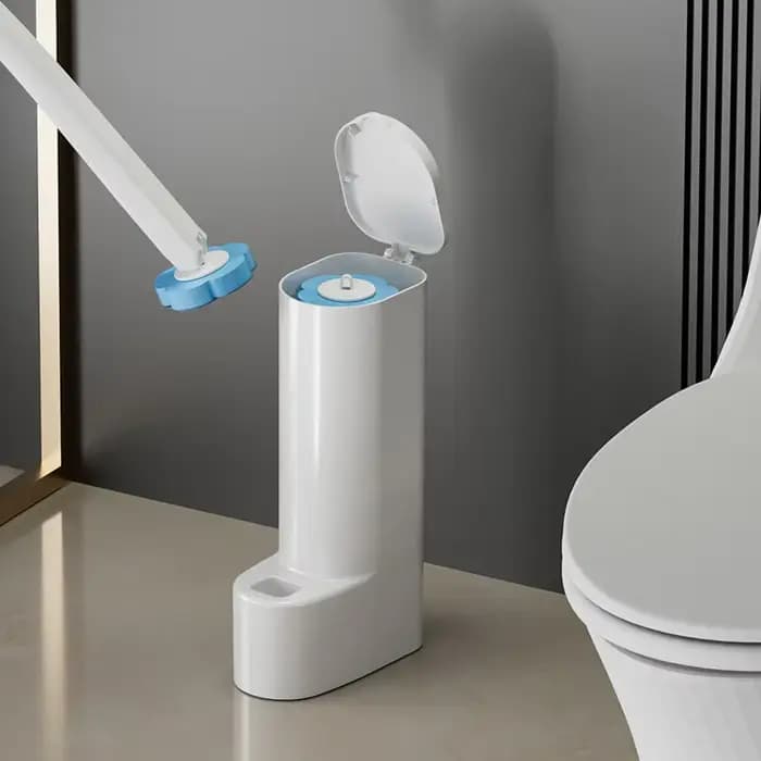 Brosse de nettoyage jetable pour toilettes et salle de bain