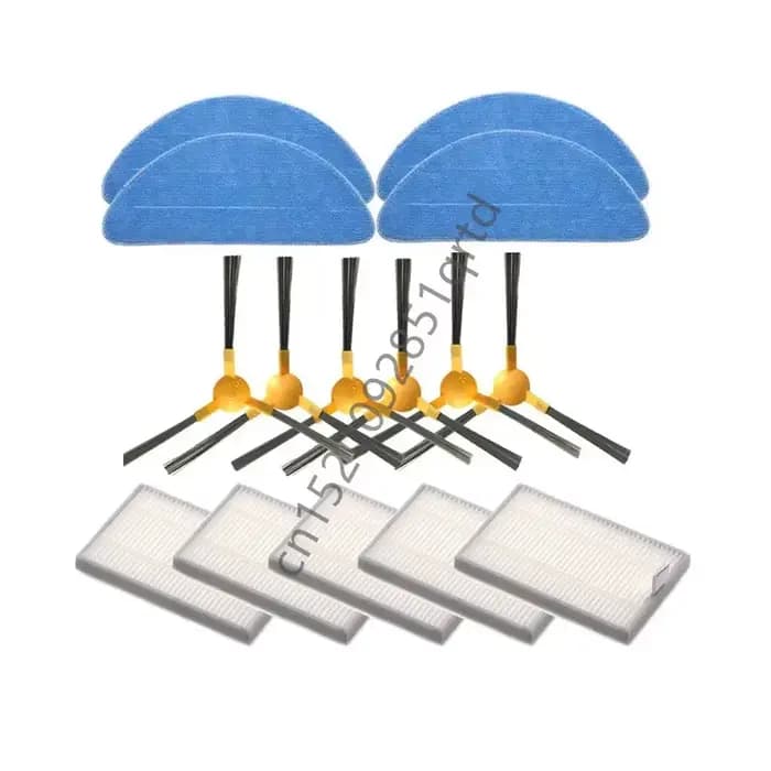 Robot nettoyeur brosse latérale filtre HEPA vadrouille tissu pour Eziclean Aqua X550 X850
