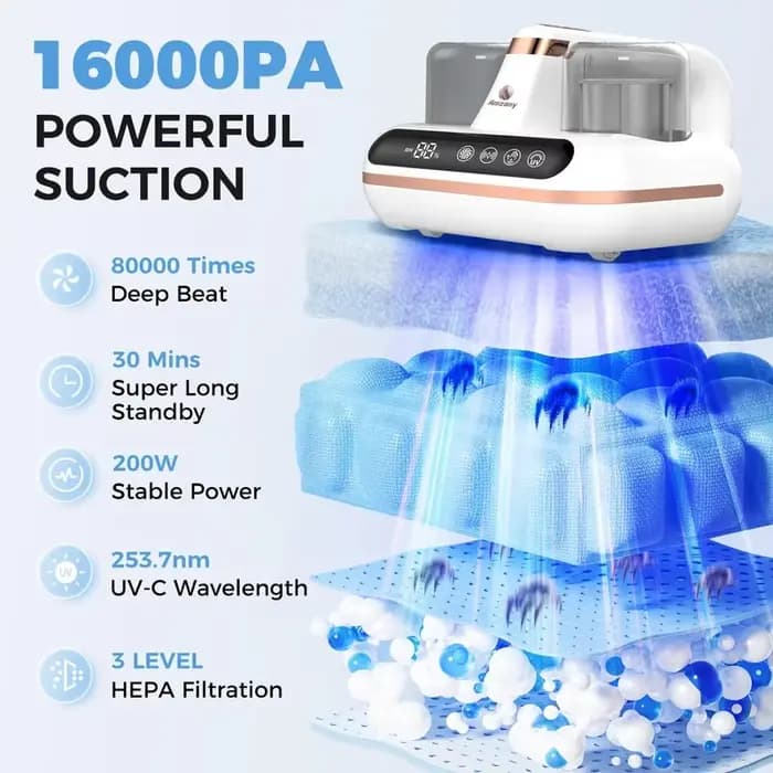 Aspirateur à main sans fil pour matelas