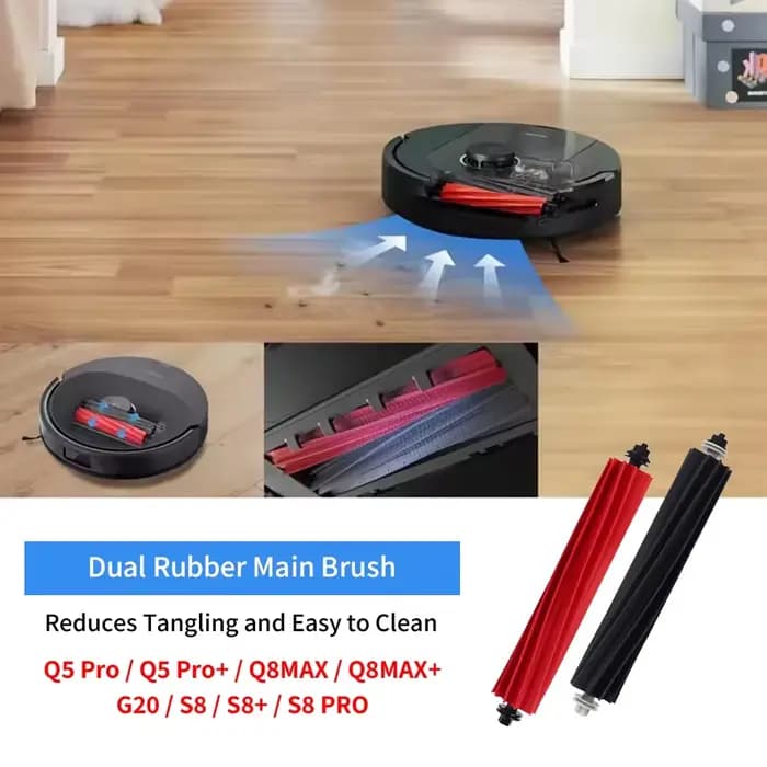 Accessoires de brosse principale pour Roborock Q5 Pro/Q5 Pro +/Q8 Max/Q8 Max +/G20/S8/S8 +/S8 Pro Ultra Robot