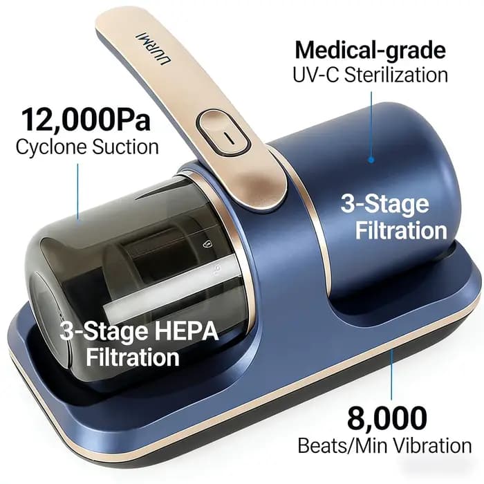 UURMI – aspirateur anti-acariens