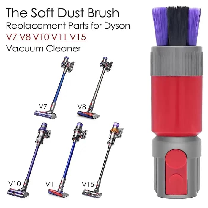 Tête de brosse douce sans trace pour aspirateur Dyson V7 V8 V10 V11 V12 V15