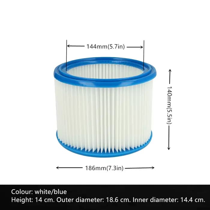 Filtre HEPA pour aspirateur à cartouche