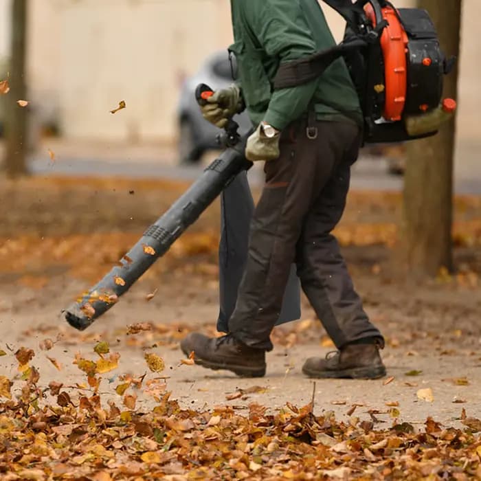 Sac souffleur de feuilles portable et durable, rangement pratique pour aspirateur, pour un nettoyage efficace des feuilles tombées et des débris en extérieur