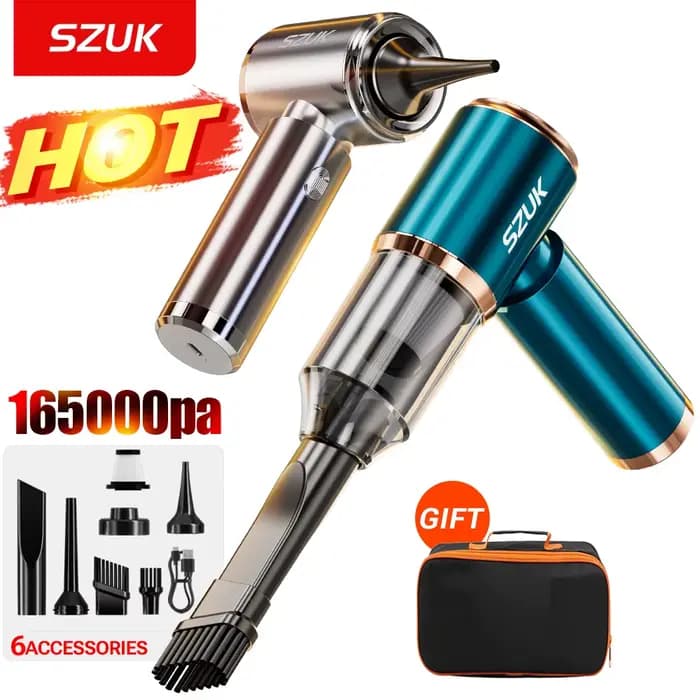 Nouvel aspirateur de voiture mini SZUK 165000Pa
