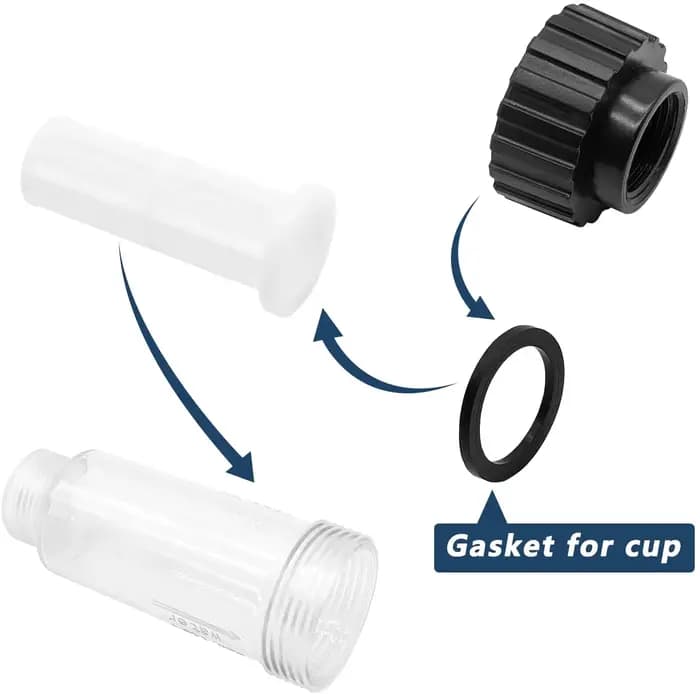 Filtre à eau de laveuse haute pression pour Karcher K2 K3 K4 K5 K6 K7 G 3/4 ''filtres à eau avec 2 noyaux