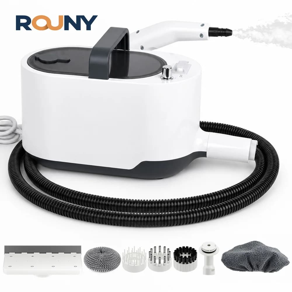 Nettoyeur vapeur haute pression portable multi-usage ROUNY, sortie vapeur puissante de 3,5 bars, cha