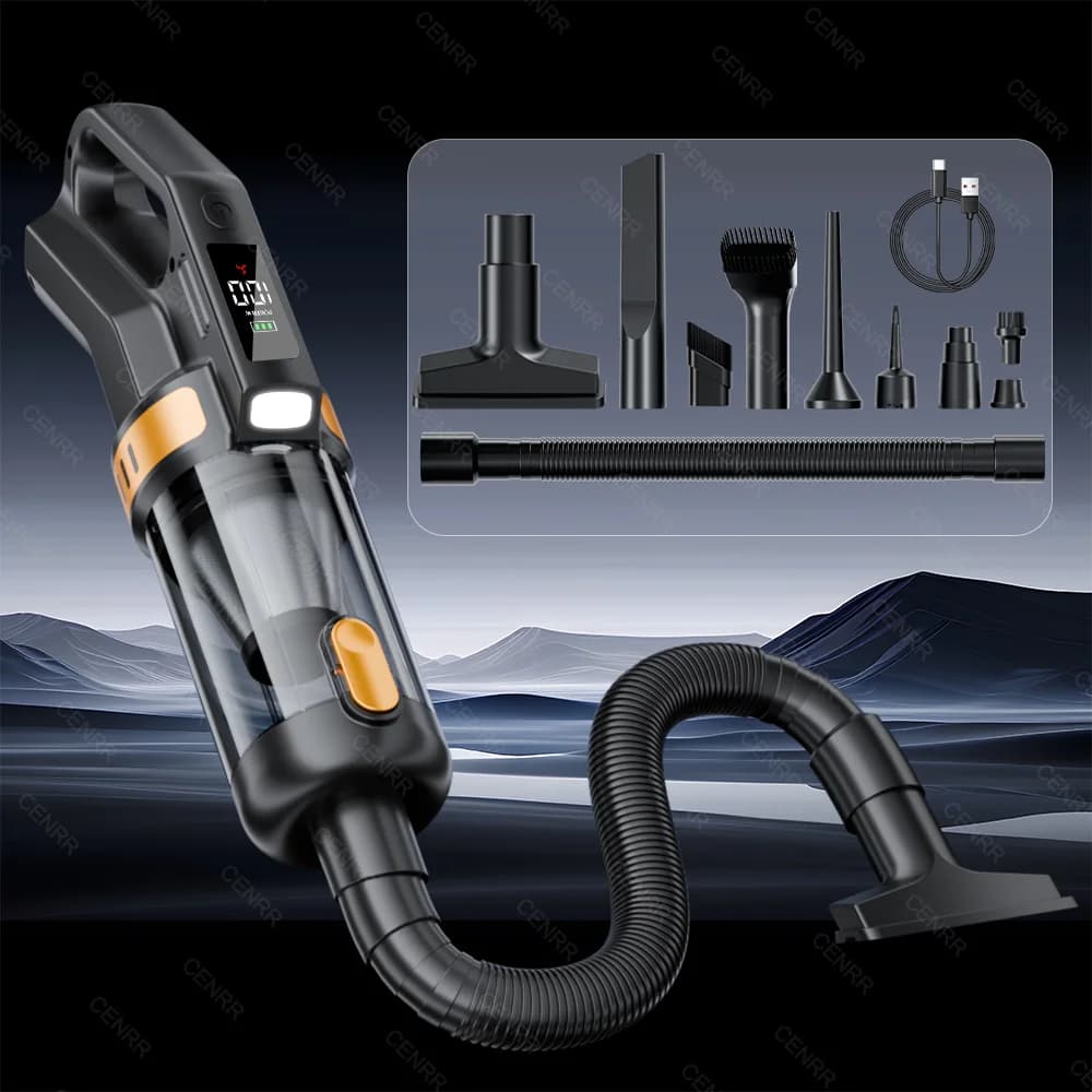 CENRR 2026 NOUVEAU Aspirateur à Main Sans Fil à Haute Puissance d'Aspiration, Mini Aspirateur Portab