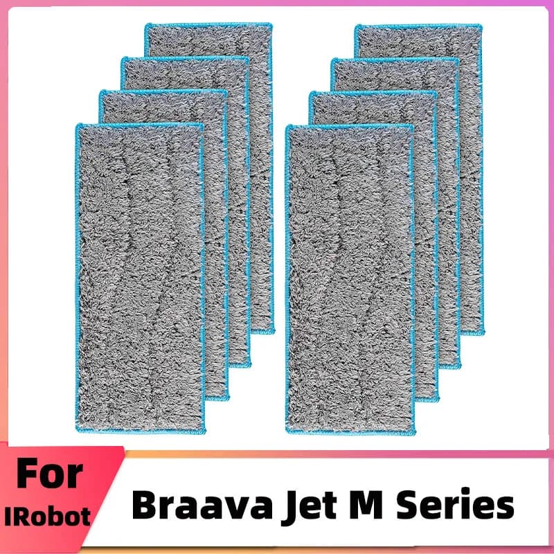 Tampons de nettoyage humides lavables pour aspirateur Robot iRobot Braava Jet M6, tissus de vadrouil