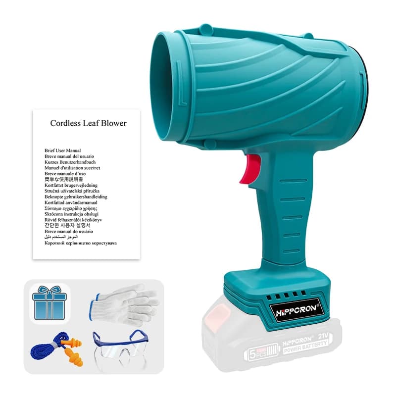 HIPPCRON Souffleur d'air électrique sans fil 2-en-1 31000 tr/min, aspirateur portable haute vitesse 