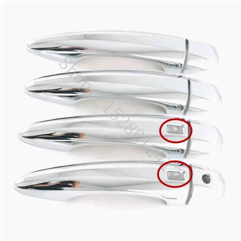 Pour 2023 ~ 2025 Nissan x-trail X Trail RogueT33 ABS Chrome poignée de porte bol voiture porte poign