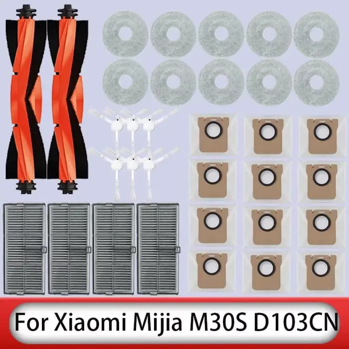 Pièces de rechange pour aspirateur Robot Xiaomi Mijia M30S D103CN, consommables, brosse latérale pri