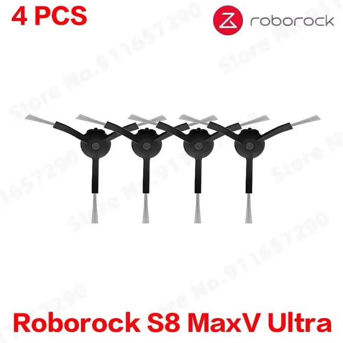 Accessoires pour robot aspirateur Roborock S8 MaxV Ultra : brosse principale, brosse latérale, filtr