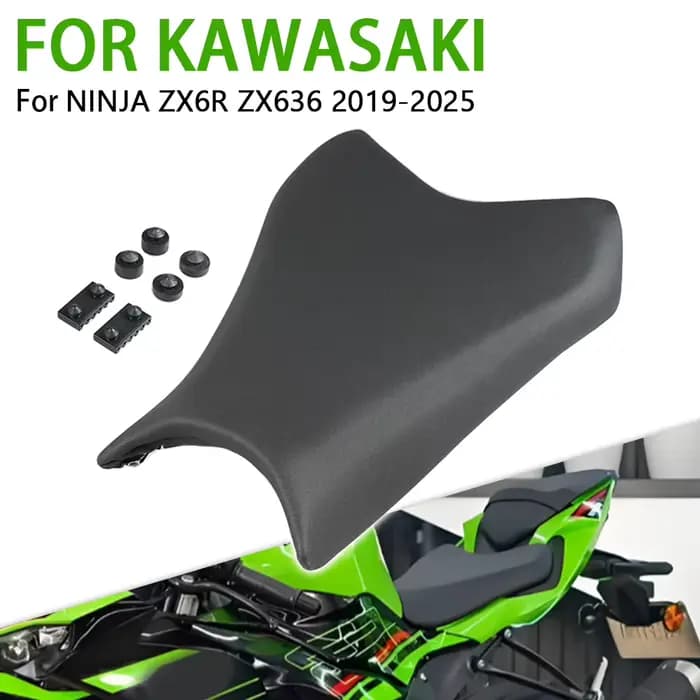 Accessoires pour motos ZX 6R 636, coussin de selle solo avant pour Kawasaki ZX6R ZX636 ZX-6R 2019 -