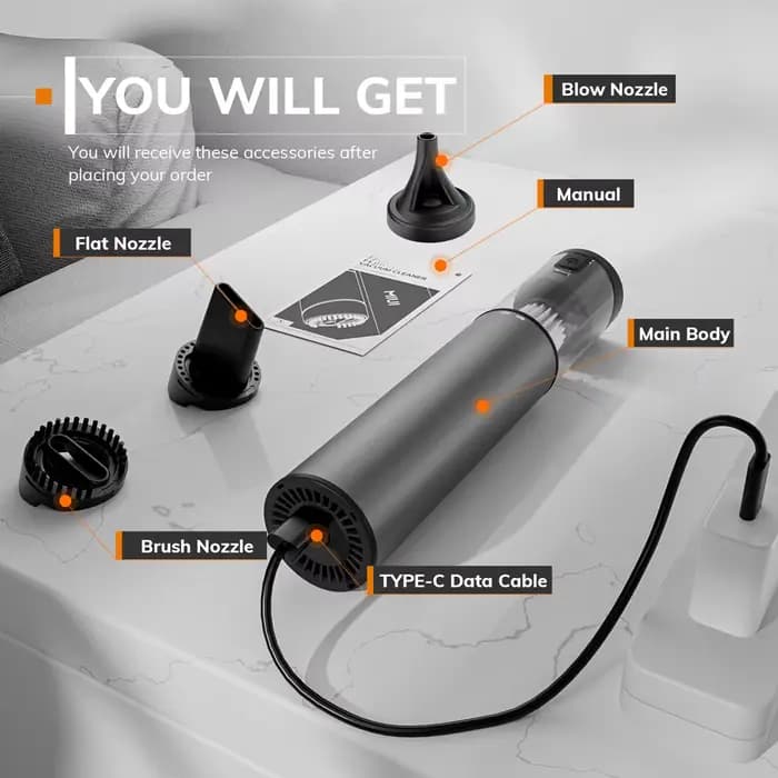 Aspirateur pour ordinateur Portable sans fil, Rechargeable par USB, pour voiture, Mini et modèle Coo