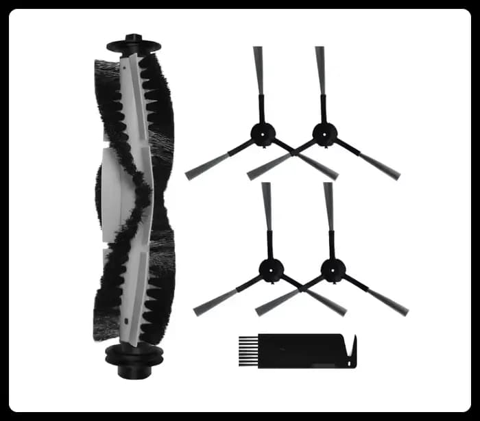 Pièces de rechange compatibles pour aspirateur robot Vactidy T6, accessoires de remplacement, brosse
