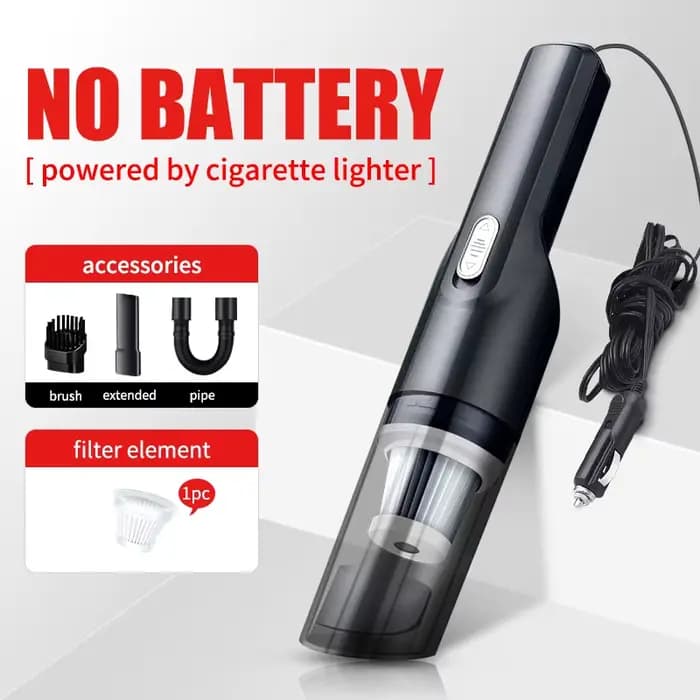 Aspirateur portable pour voiture 68000Pa, filaire/sans fil, machine de nettoyage portative pour voit
