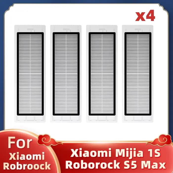 Filtre pour aspirateur Robot Xiaomi Mi 1/1S SDJQR01RR SDJQR02RR SDJQR03RR Roborock E2 E3 E4 E5 S4 S4
