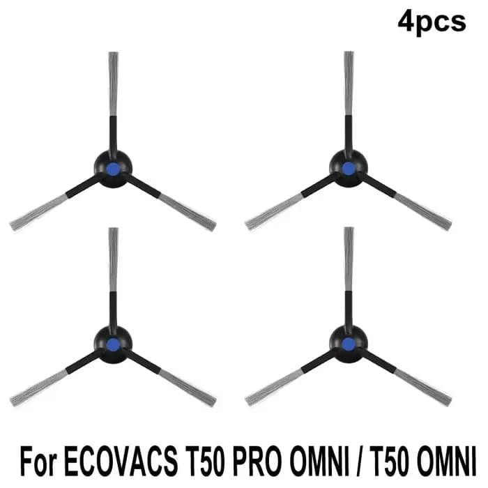 ECOVACS T50 PRO OMNI / T50 OMNI, accessoires, brosses latérales principales, tissus de vadrouille, f