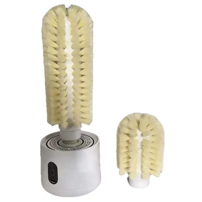 360 ° Brosse rotative électrique pour nettoyer les verres, brosse à poils doux, brosse électrique