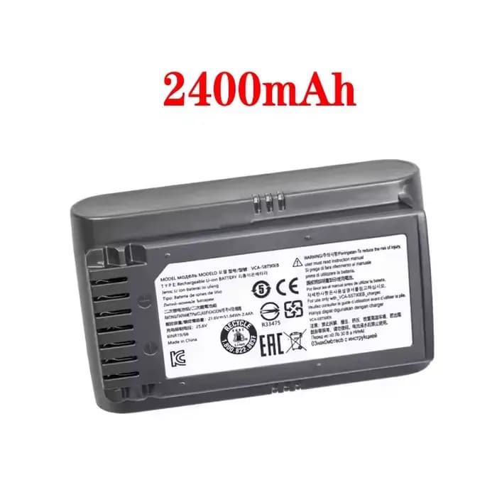 Batterie d'origine 100% pour aspirateur sans fil Samsung Vs9000 Jet90 Jet75 Jet90E VCA-SBT90