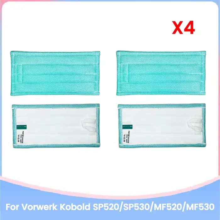 Tampons de vadrouille pour Vorwerk Kobold, pièces d'aspirateur, vadrouille à vapeur lavable, Everths